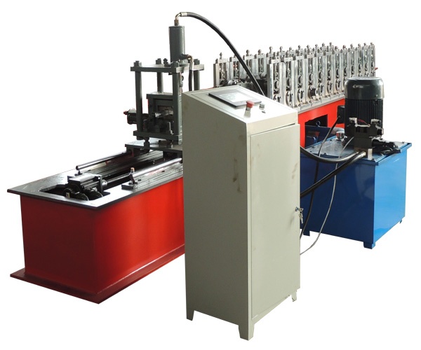 non-stop cutting light kneel roll forming machine